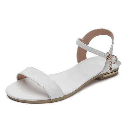 New genuine leather sandals women shoes