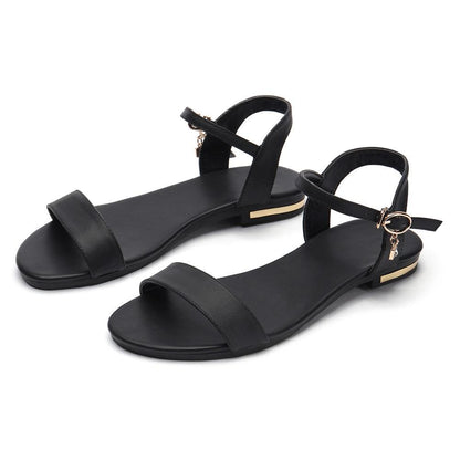 New genuine leather sandals women shoes
