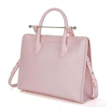 Mansurstudios women fashion genuine leather briefcase bag