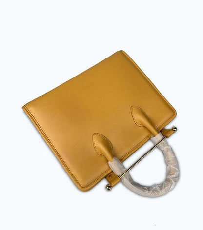 Mansurstudios women fashion genuine leather briefcase bag