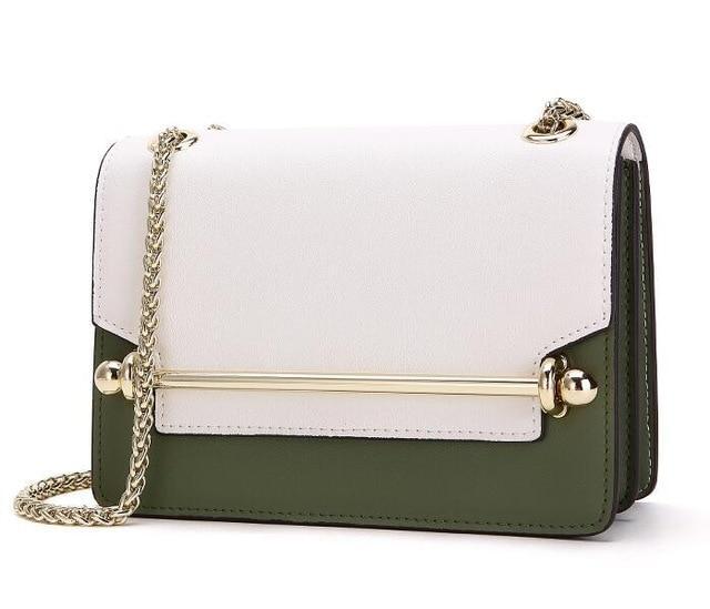 Mansurstudios women fashion genuine leather shoulder bag