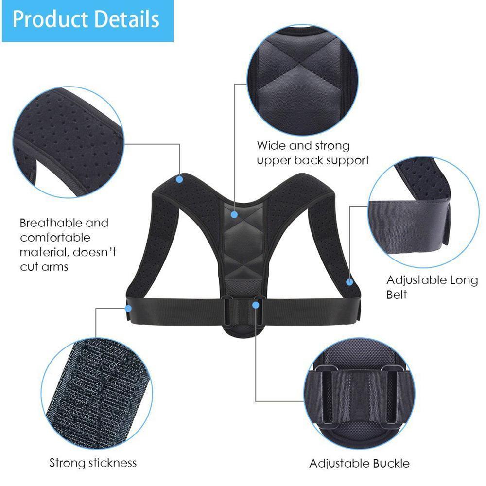 Body WellnessPosture Corrector (Adjustable to Multiple Body Sizes)