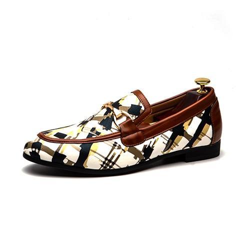 Comfortable Casual Shoes Loafers Men Shoes Quality Split Leather Shoe