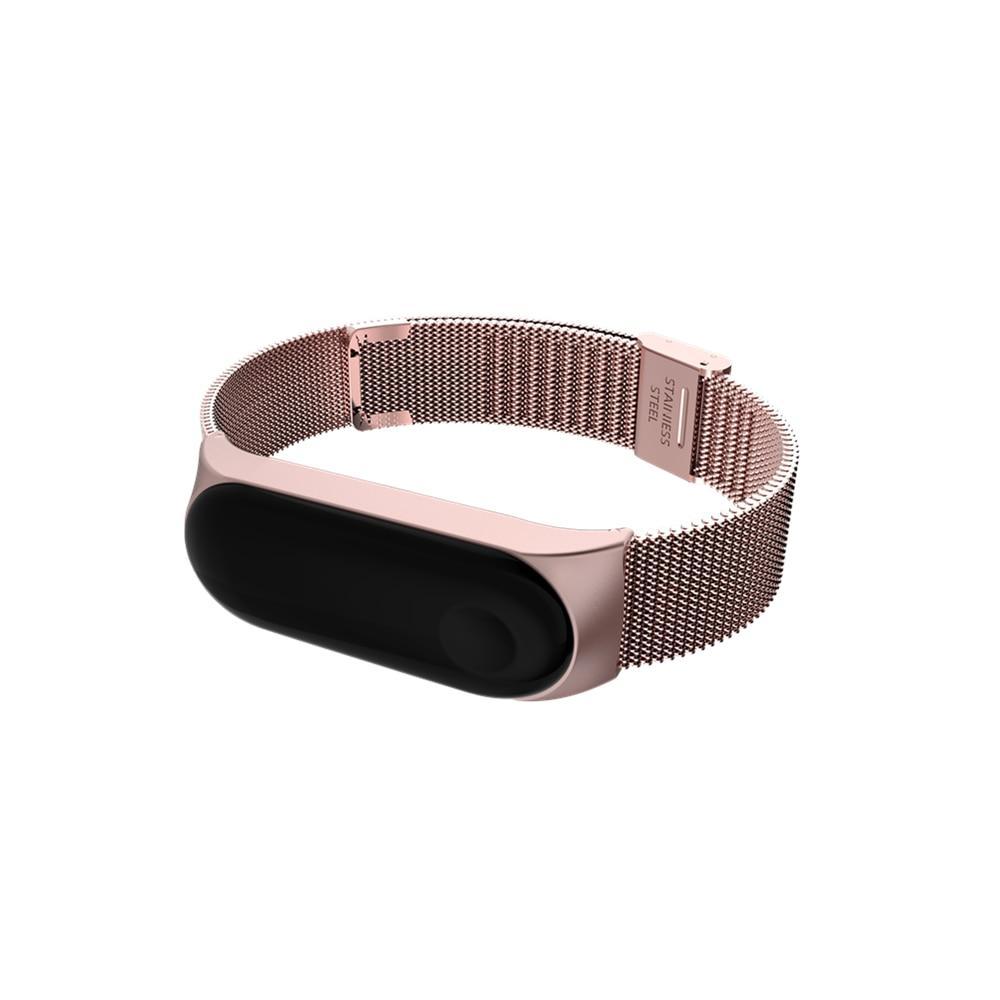 Mi Band 3 4 Wrist Strap Metal Screwless Stainless Steel For Xiaomi Mi Band 4 3 Strap Bracelet Miband 4 3 Wristbands Pulseira