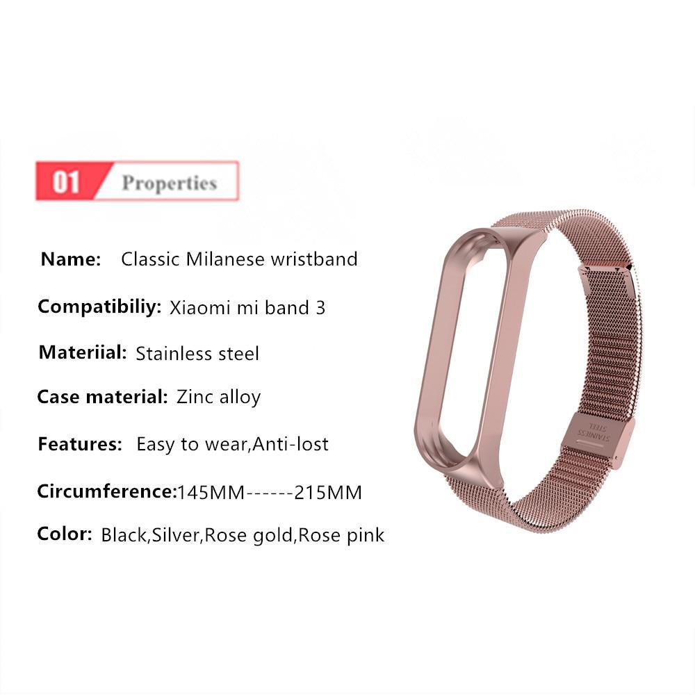 Mi Band 3 4 Wrist Strap Metal Screwless Stainless Steel For Xiaomi Mi Band 4 3 Strap Bracelet Miband 4 3 Wristbands Pulseira