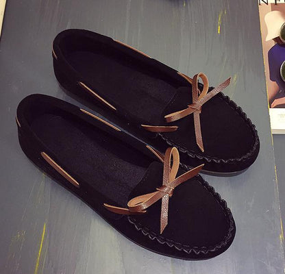 Women Flats Shoes Genuine Leather Comfortable Breathable Soft Sole Loafers