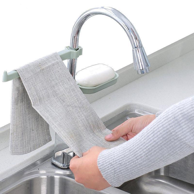 Sink Clip - Towel Rack & Soap Dish Attachment