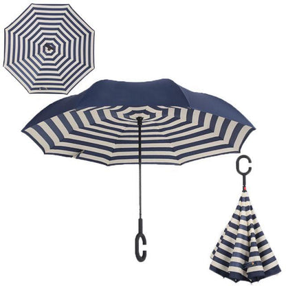 Double-Layer Hands-Free Inverted Umbrella