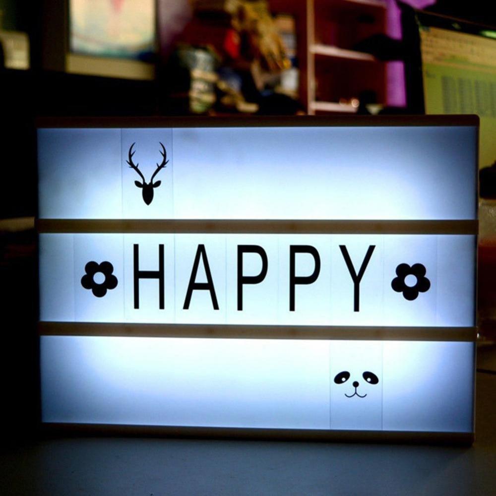 Light Box with Letters