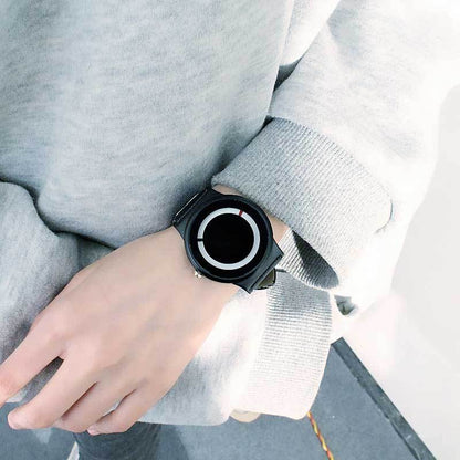s New Arrival Trend no pointer Concept watch Simple creative brand Woman Men watches Relogio Feminino