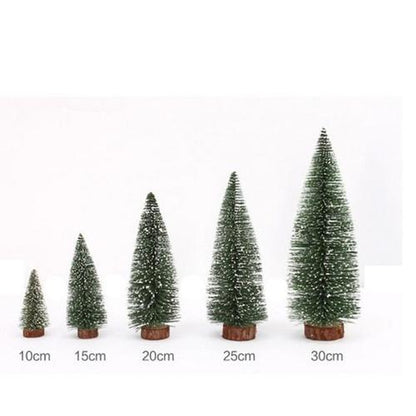 Mini Flocked Christmas Trees