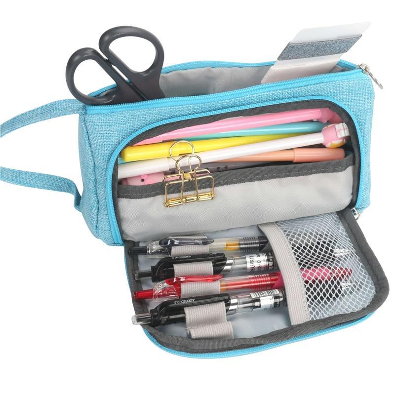 s Super Pencil Case Kawaii Large Capacity Pencilcase School Pen Case Supplies Pencil Bag School Box Pencils Pouch Stationery