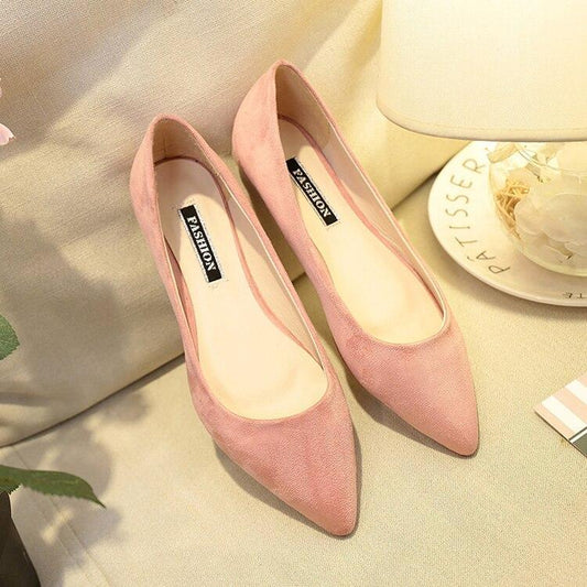 New Women Suede Flats Fashion High Quality Basic Mixed Colors Pointy Toe Ballerina Ballet Flat Slip On Shoes