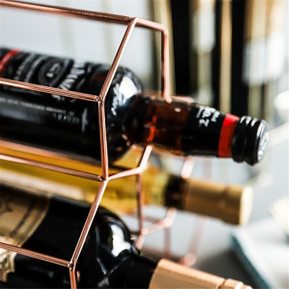 Geometric Wine Rack