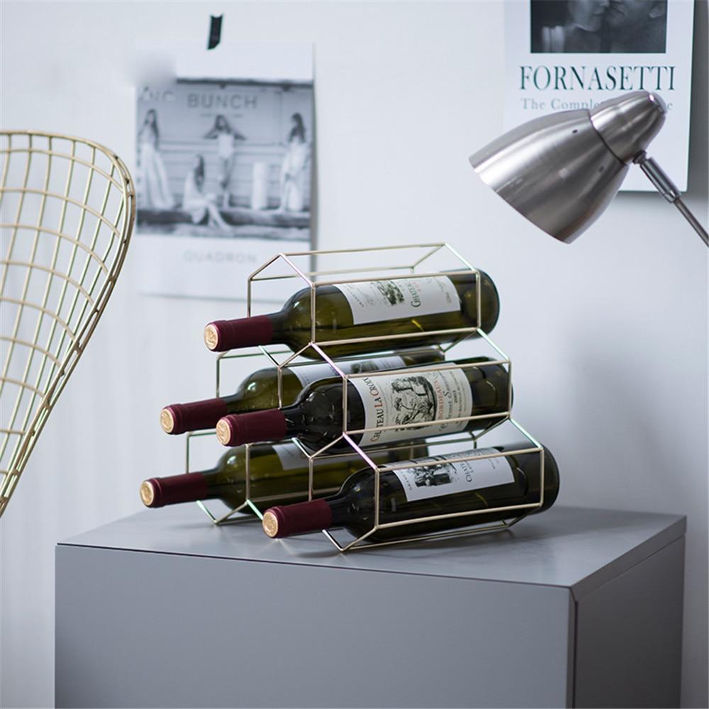 Geometric Wine Rack