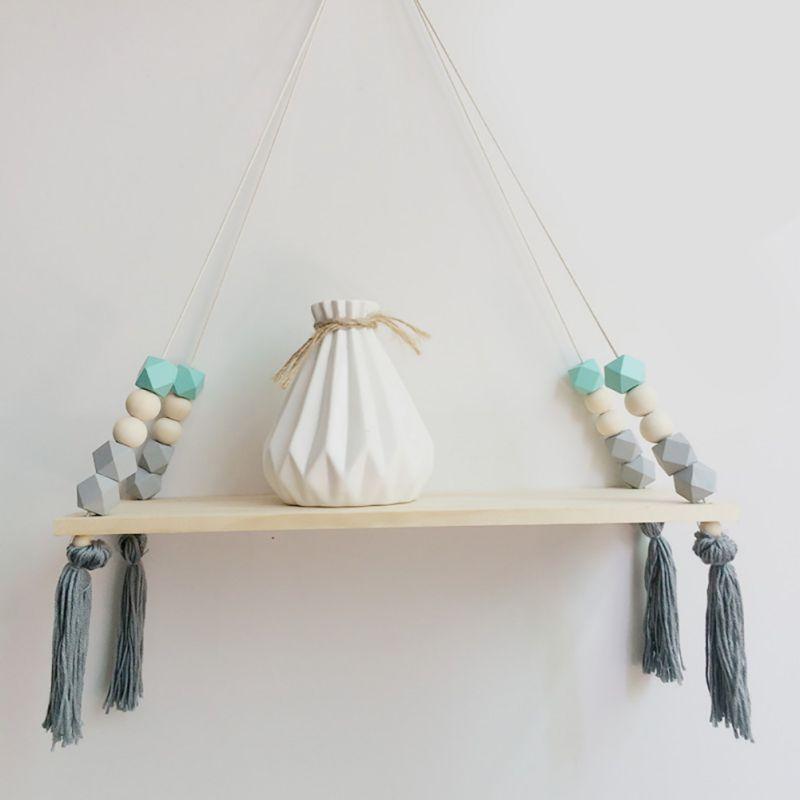 Wood Hanging Shelf