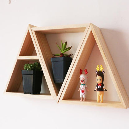 Triangular Geometric Shelf