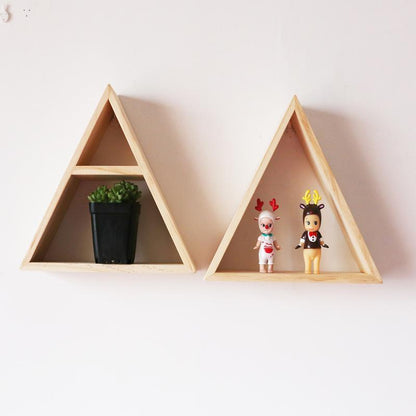 Triangular Geometric Shelf