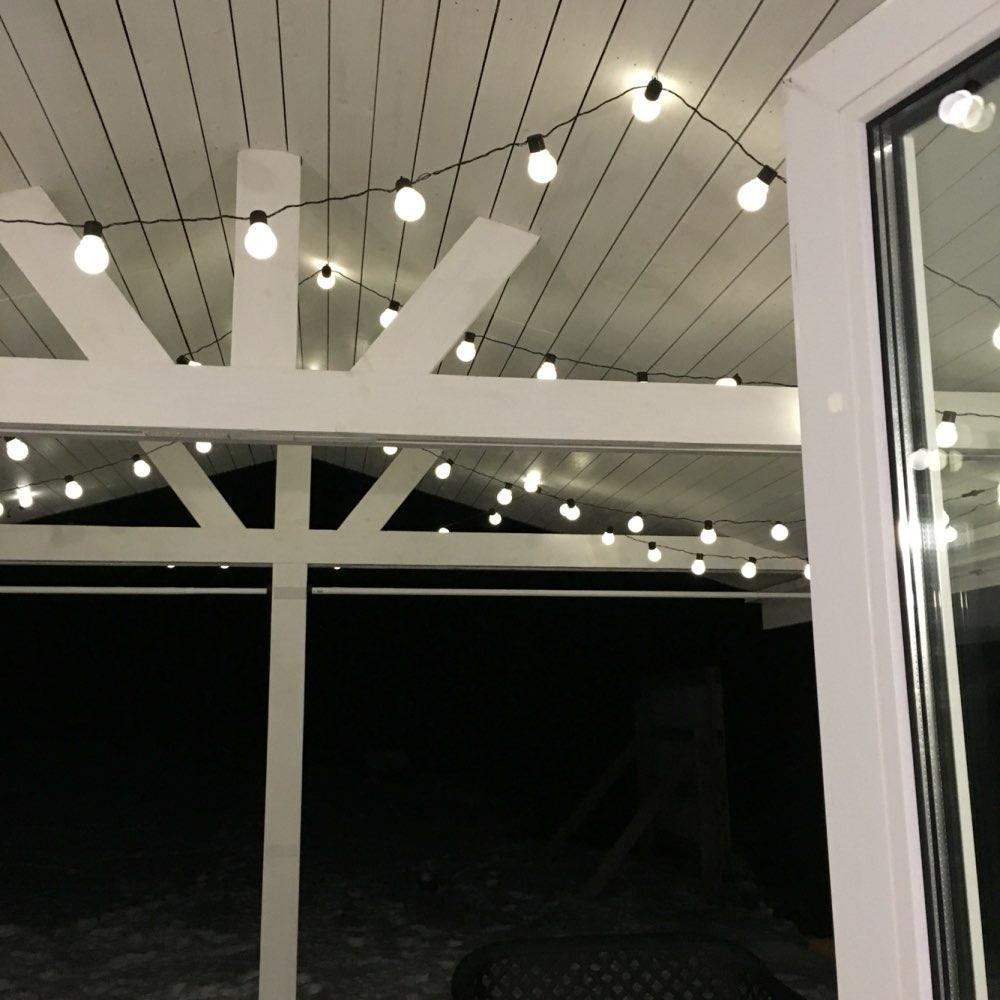 Outdoor Hanging Bulb Lights (20 lights)