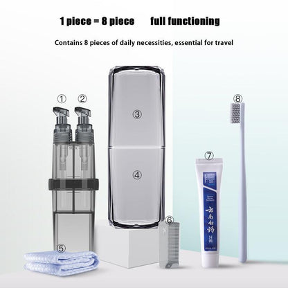 Travel Wash Cup Portable Travel Toiletries Toothpaste Toothbrush Partition Storage box Outdoor Bathroom Accessories Sets