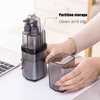 Travel Wash Cup Portable Travel Toiletries Toothpaste Toothbrush Partition Storage box Outdoor Bathroom Accessories Sets