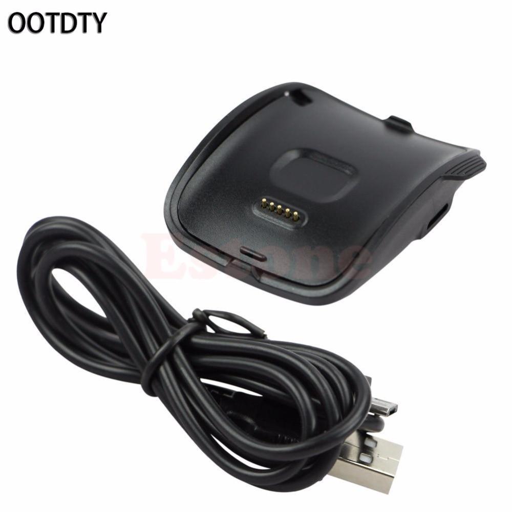 OOTDTY Smart Watch Charger New Smart Watch Black Charging Cradle Charger Dock For Samsung Gear S SM R750