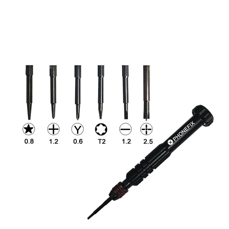 6 in 1 Customized Magnetic Screwdriver Kit Professional Hand Tools Set for iPhone 6 6S 7 7P 8 Opening Repair