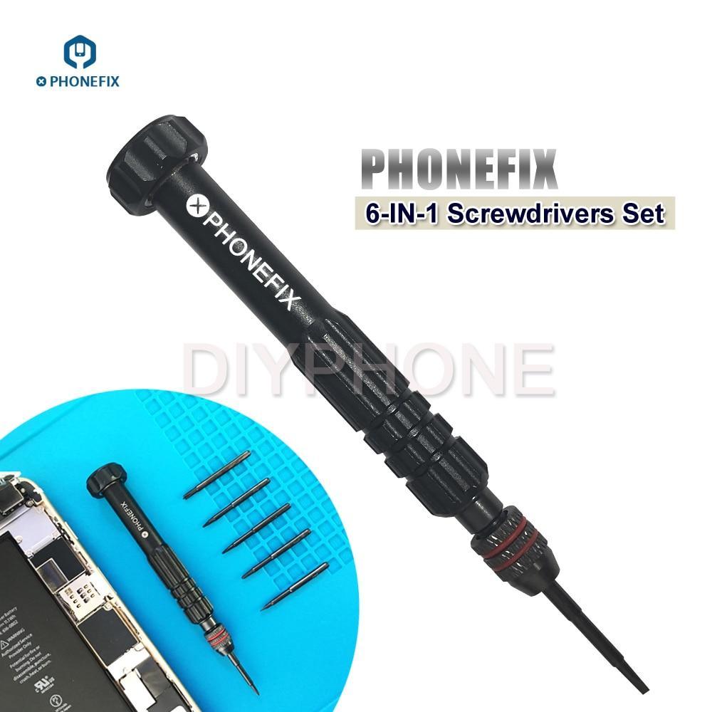 6 in 1 Customized Magnetic Screwdriver Kit Professional Hand Tools Set for iPhone 6 6S 7 7P 8 Opening Repair