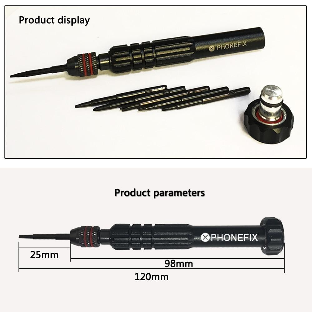 6 in 1 Customized Magnetic Screwdriver Kit Professional Hand Tools Set for iPhone 6 6S 7 7P 8 Opening Repair