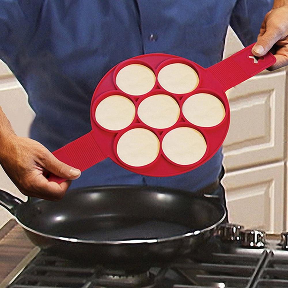 Pancake Maker Nonstick Cooking Tool Round Heart Pancake Maker Egg Cooker Pan Flip Eggs Mold Kitchen Baking Accessories