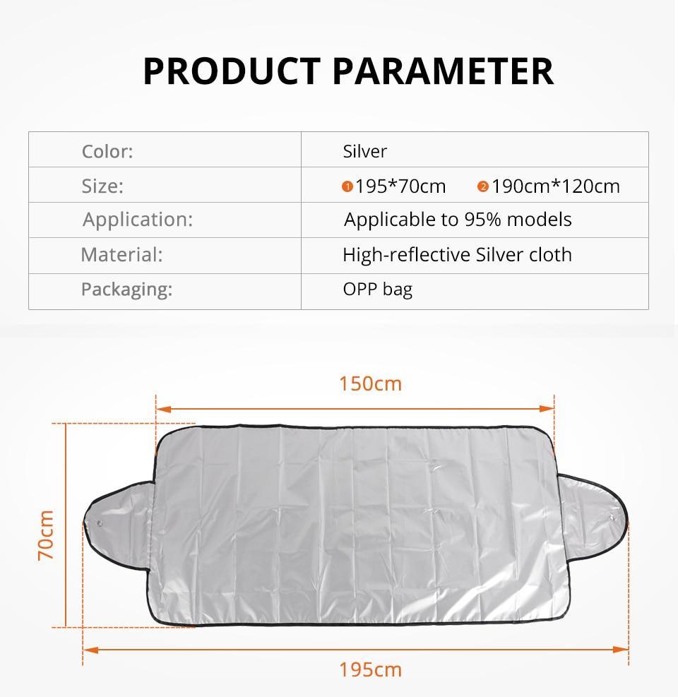 #1 Best Frost Shield Premium Snow guard Car Windshield Screen Cover