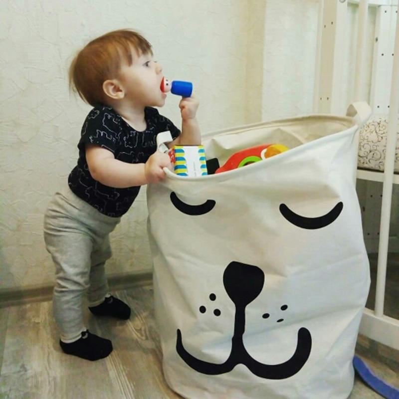 Canvas Toy Storage Bin