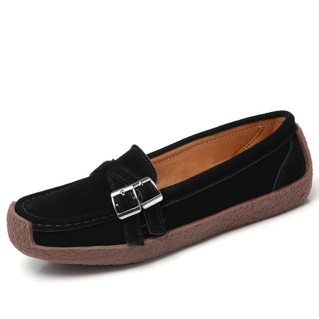 Women Moccasins Women's Flats Genuine leather Shoes