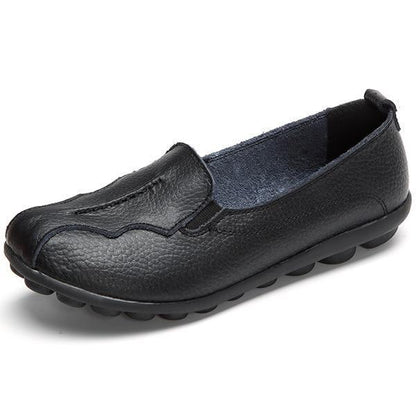 Women Flats Shoes Genuine Leather Female Casual Shoes