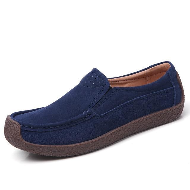 Women Moccasins Women's Flats Genuine leather Shoes