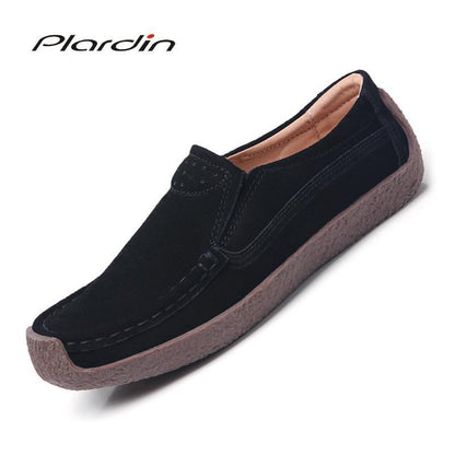 Women Moccasins Women's Flats Genuine leather Shoes
