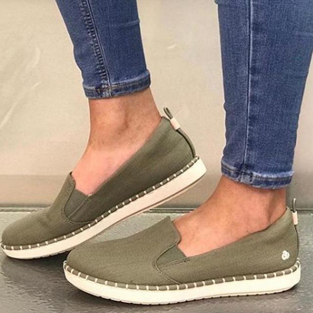 Women Flats Lazy Loafers Breathable Female Espadrilles Sneakers