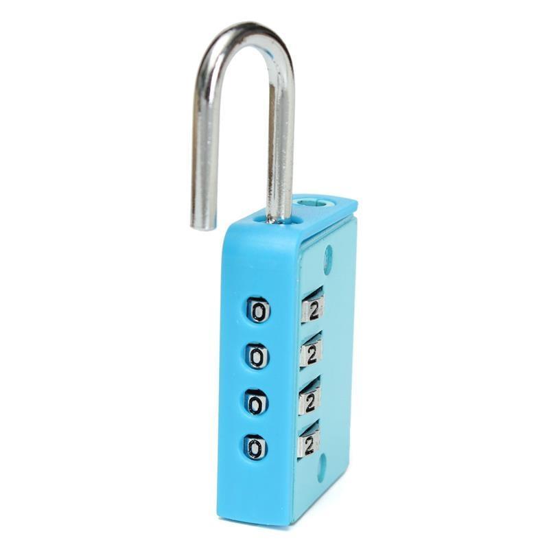 Portable 4 Digit Code Zinc alloy Lock Safe Combination Luggage Password Lock Padlock Suitcase Travel Luggage Boxes Safety