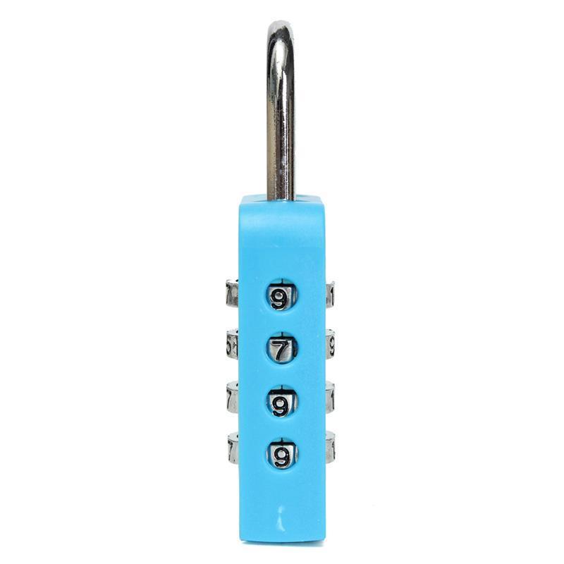 Portable 4 Digit Code Zinc alloy Lock Safe Combination Luggage Password Lock Padlock Suitcase Travel Luggage Boxes Safety