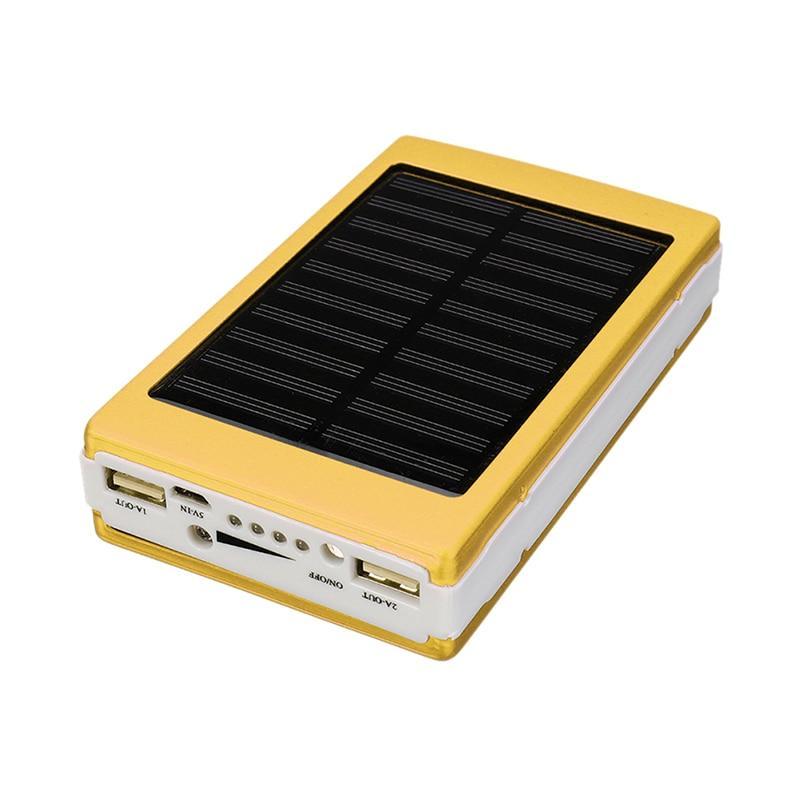 Portable 5x18650 Powerbank  Pover Power Bank 18650 Solar Power Bank Case DIY Box Dual USB Kit Phone Charger Flashlight