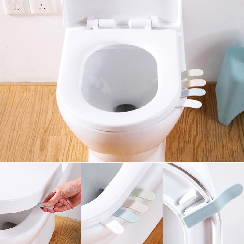 Portable Small Toilet Seat Cover Lifter Sanitary Closestool Seat Cover Lift Handle for Travel Home Bathroom Accessories