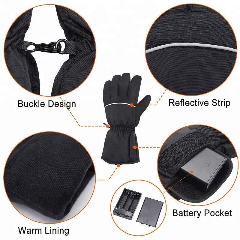 Waterproof Rechargeable Heated Gloves