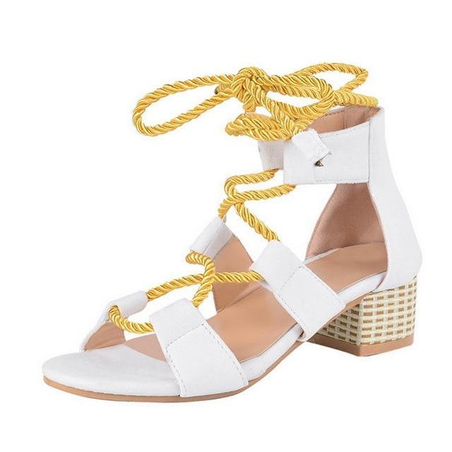 Women Ankle Strap Heels Leopard Print Sandals