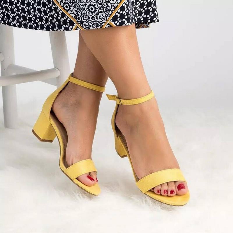 Women Ankle Strap Heels Leopard Print Sandals