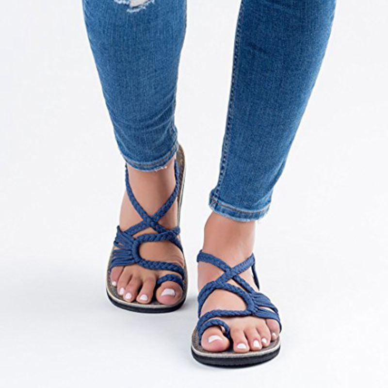 Fashion Gladiator Sandals Women Shoes Female Flat Sandals