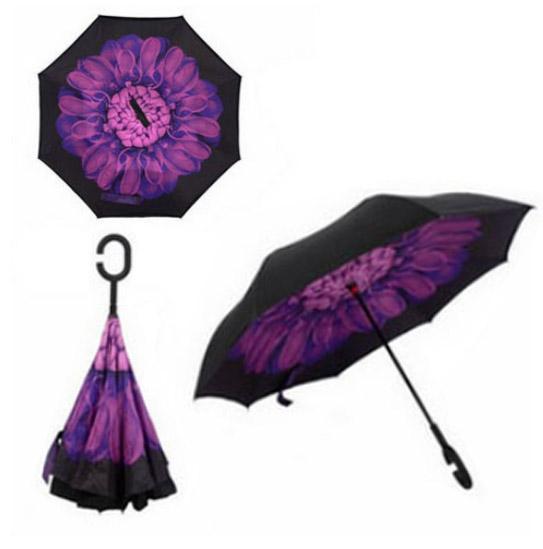 Double-Layer Hands-Free Inverted Umbrella
