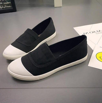 women  canvas flat shoes fashion Simple generous Multiple colors shoes