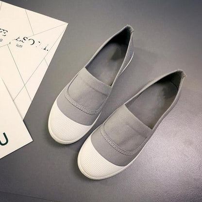 women  canvas flat shoes fashion Simple generous Multiple colors shoes