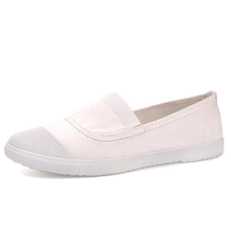 women  canvas flat shoes fashion Simple generous Multiple colors shoes