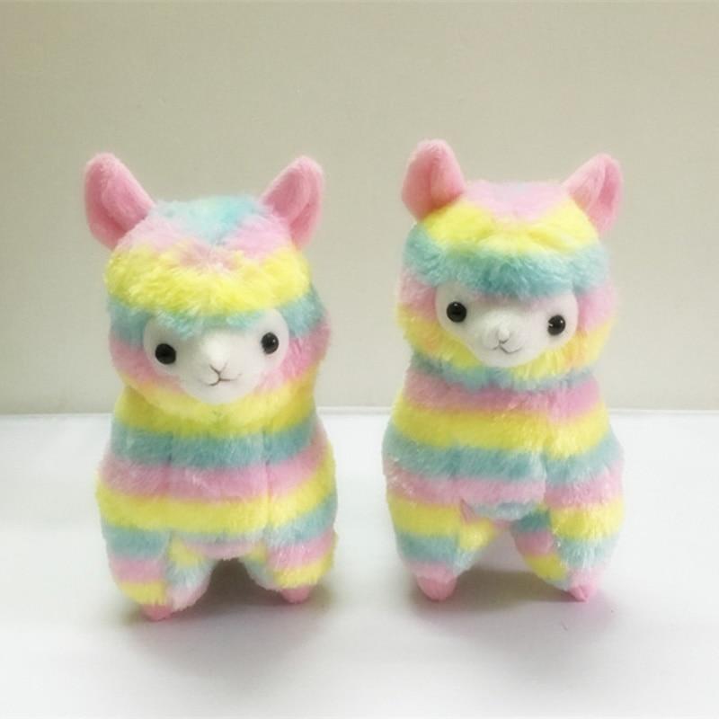 Llama Plush Toy Rainbow Alpaca Soft Cuddly Cotton Animal Christmas Gift